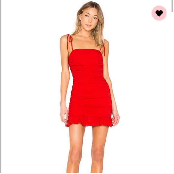 Lovers + Friends Dresses & Skirts - Lovers + Friends Amy Red Mini Dress